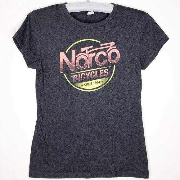 Norco Bicycles Company Logo Gray T-Shirt Size XL Youth Girls Kids - Picture 1 of 5